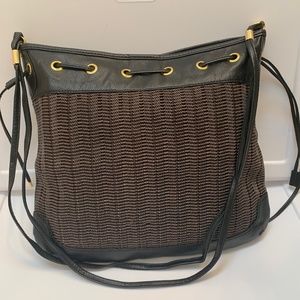 H&M Brown Woven Bag